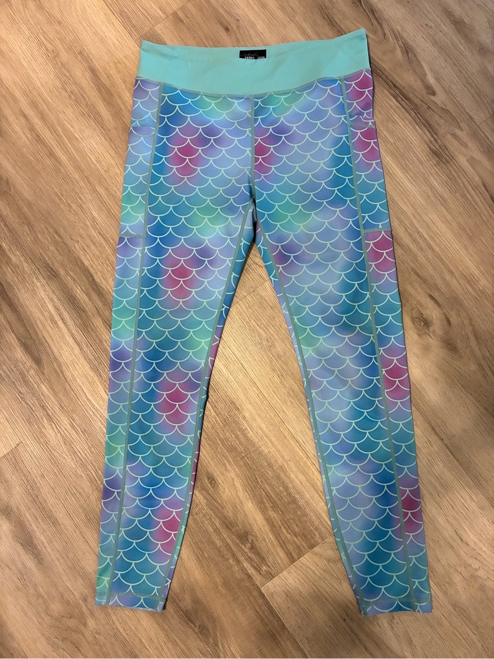 Constantly Varied Gear womens Mermaid Scale Leggings  for the gym, cosplay